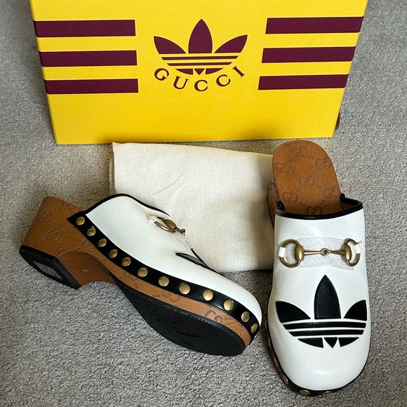 Gucci X Adidas, off-white clogs NWT - Picture 3 of 10